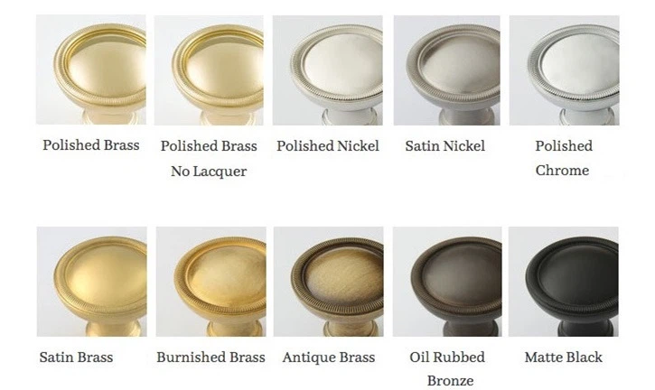 Finishes Hardware Finishes Hardware